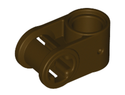 Technic, Axle and Pin Connector Perpendicular, Dark Brown (6536 / 6167929)