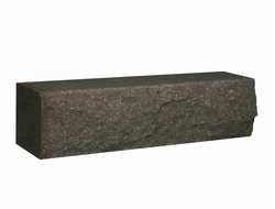 Кирпич гиперпрессованный рваный ложковый коричневый М250