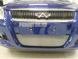 Защита радиатора Chery M11 chrome