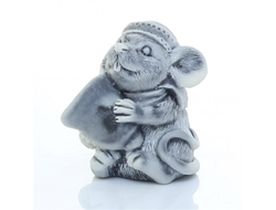 КРЫС С КОЛОКОЛЬЧИКОМ, ЛИТЬЕВОЙ МРАМОР.ОПТ