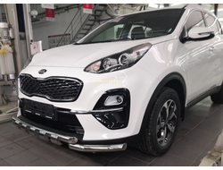 Защита переднего бампера G d60/60 для Kia Sportage (2018-2021)