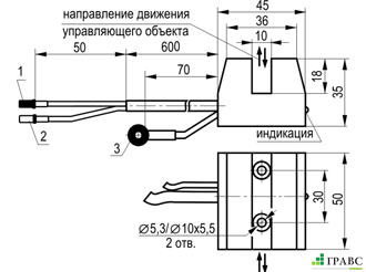 Магниточувствительный датчик MS GR1P-L