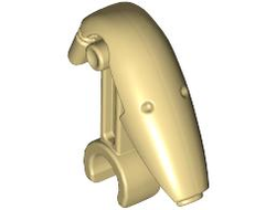 Minifigure, Head, Modified Mechanical Plain SW Battle Droid, Tan (30378 / 4125232 / 4545336 / 6263472)