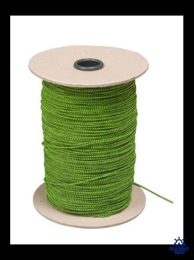 Линь 1.7мм Salvimar Polyester черно-зеленый 90кг, за 1м