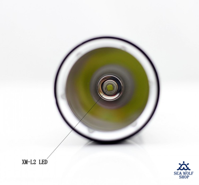 Фонарь подводный Yupard-B1 L2-1200Lm-белый 16,5см