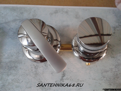 Смеситель для душевой кабины на 3 положения S3-10 S3-12 S3-15 см под шток