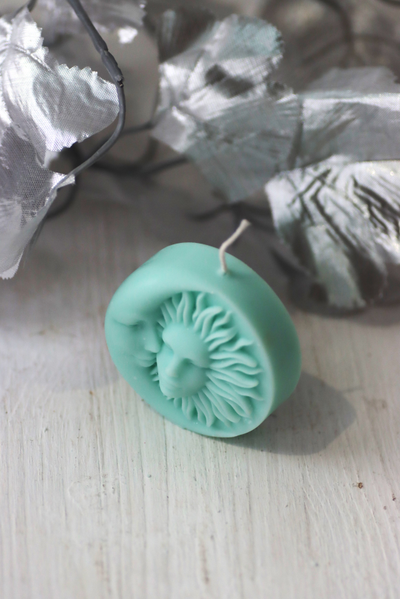 Свеча "Солнце Луна" Бирюза