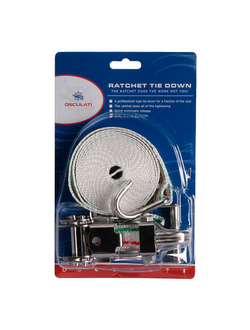 Ремни стяжные с нержавеющими креплениями ширина ленты 25 мм, длина 2.5 м