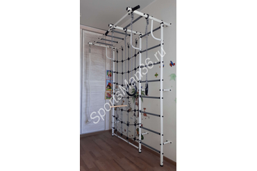 ДСК "Пионер-С4РМ", цвет белый, перекладины серые