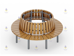 1728.4 Диван «Секция замкнутая» со спинкой