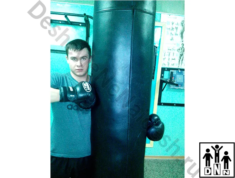 Боксерский мешок из натуральной кожи