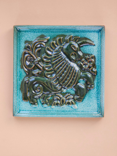 Изразцовая плитка "Славянские тени" // 16,5*16,5