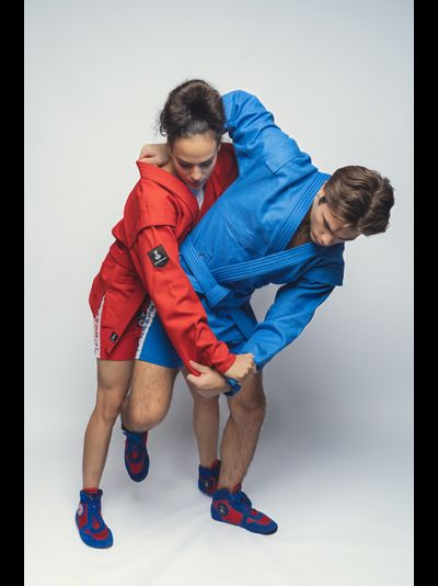 Куртка для самбо ВФС BRAVEGARD Победа красная