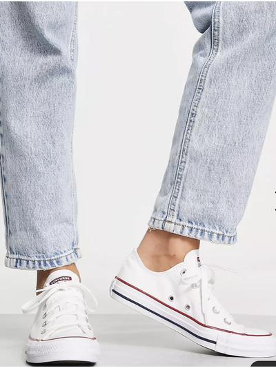 Кеды Converse All Star белые низкие мужские