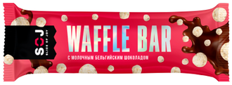 Батончик SOJ WAFER BAR вафельный кранч в молочном шоколаде 40гр (20)*4