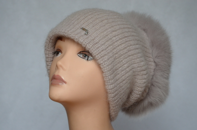 Vizio итальянская шапка с мехом фото