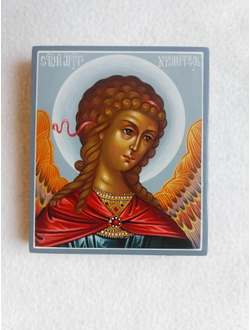 Ангел-Хранитель. Рукописная икона. 9х10,5см.