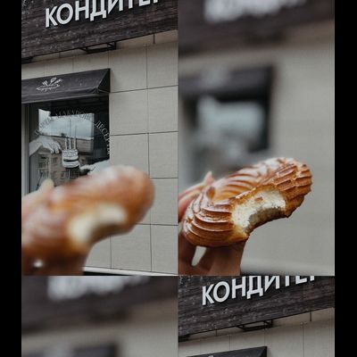 Заварное кольцо с творогом