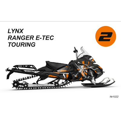 Наклейки на снегоход  brp Lynx Ranger