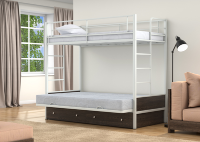 Двухъярусная кровать-диван Дакар 1 Белый (вставки венге) фото 7