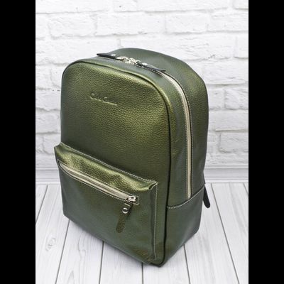 Женский кожаный рюкзак Albiate Premium gold kiwi (арт. 
3103-59)