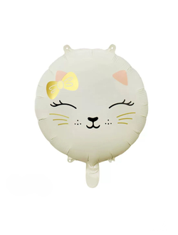 Круг Кошка нюд  крем 18"/46 См