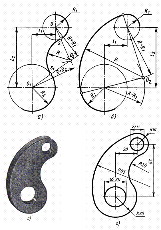 сопряжение деталей инженерная графика. сопряжение инженерная графика станина. чертеж плоской детали с элементами сопряжения. инженерная графика чертеж детали сопряжение. сопряжение на чертеже детали.