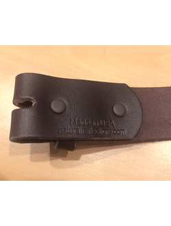 Однослойный гладкий 100% кожаный ремень под пряжку