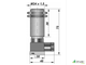 Индуктивный взрывозащищенный датчик SNI 49-7-D-K резьба М22х1,5