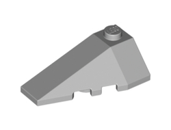 Wedge 4 x 2 Triple Left, Light Bluish Gray (43710 / 4180408)
