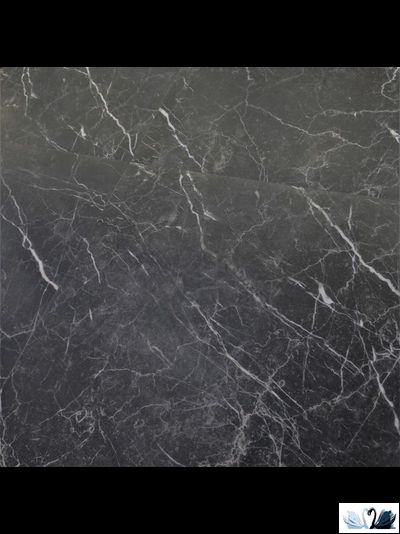 Керамогранит Гранитея Пайер Черный 60 х 60 см матовый мрамор