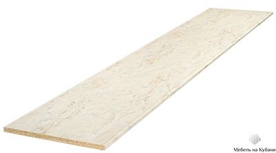 Столешница СКИФ Мрамор Саламанка № 35 Г мат. (3000*600*38)