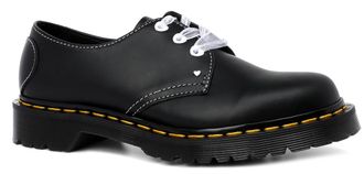 Ботинки Dr.Martens 1461 Hearts Smooth & Patent Lamper черные