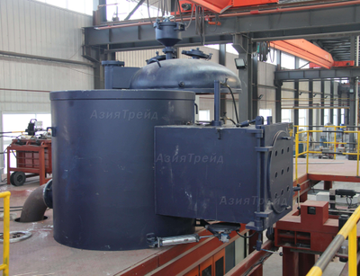 Вакуумная индукционная печь