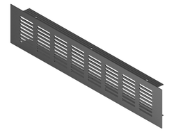 Решетка вентиляционная для цоколя L=320 Черный крацованный  GA0858.VP032.BKBAN.FX  ARISTO *