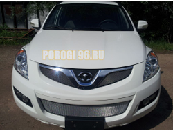 Защита радиатора Great Wall Hover H5 2011- chrome низ