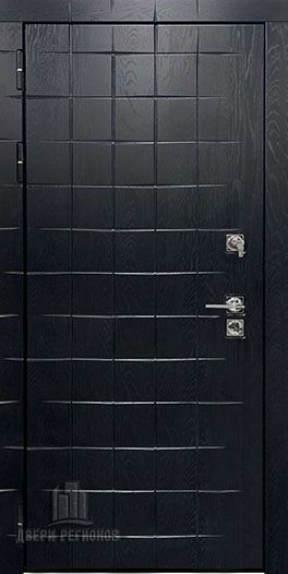 Дверь металлическая "Сенатор ПЛЮС" альберо блэк (под панель)