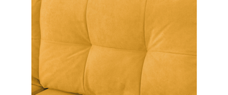 Диван Балио угловой Velvet Lux 83 желтый