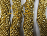 Шнур № 6 тёплое  св золото
