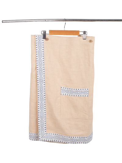 Килт женский для бани из крапивы