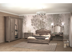 Композиция Спальни Скарлетт Дуб состаренный