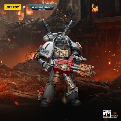 Интерцептор Серых Рыцарей (Warhammer 40k) - КОЛЛЕКЦИОННАЯ ФИГУРКА 1/18 Grey Knights Interceptor with Incinerator (JT8971) - JOYTOY