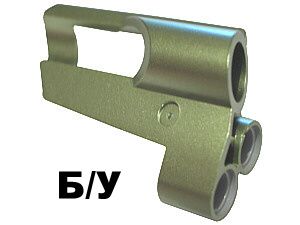 ! Б/У - Technic, Panel Fairing # 6 Small Short, Large Hole, Side B, Metallic Green (32528 / 4157264) - Б/У