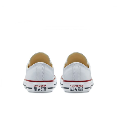 Кожаные кеды Конверс белые 132173C фото сзади
