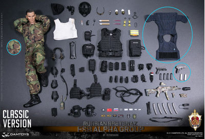Спецназ ФСБ "Альфа" в Санкт-Петербурге - Коллекционная ФИГУРКА 1/6 scale Aciton Figure RUSSIAN SPETSNAZ FSB ALPHA GROUP St.Petersburg (78071) - DAMTOYS