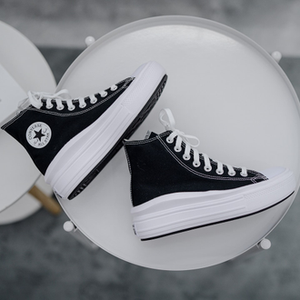 Converse Chuck Taylor All Star Move высокие черные