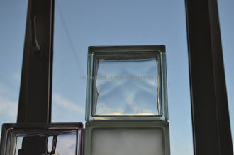 Промышленный стеклоблок Vitrablok волна 190x190x80 купить в Москве