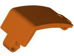 Technic, Panel Curved 3 x 5 x 3, Reddish Orange (24116 6476621)