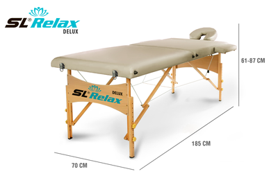 Массажный стол SL Relax Delux Бежевый