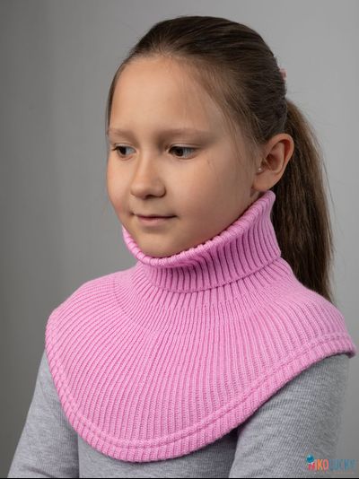 Манишка  21-32, цвет ярко-розовый р. 1( универсальный от 1 года)